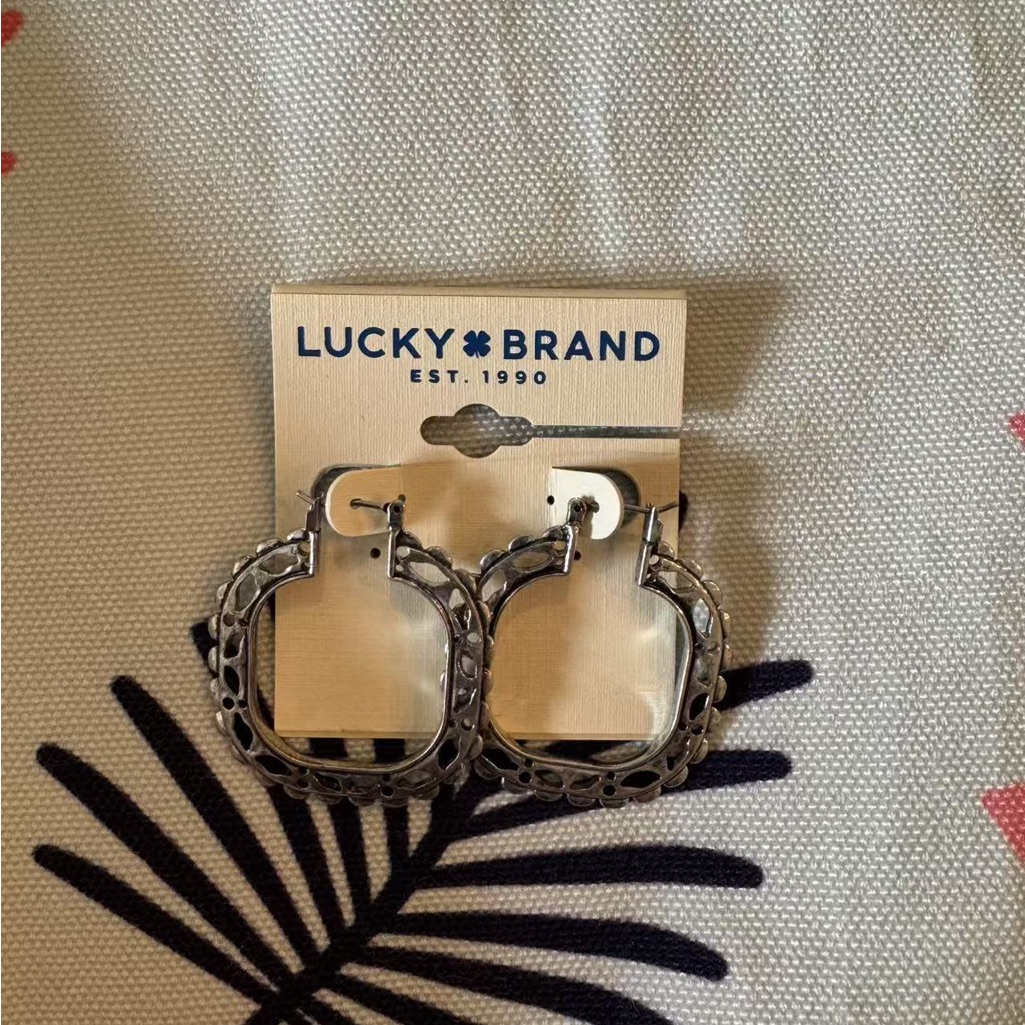 Brand New Lucky Brand Silver Earrings